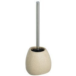 Perie WC cu suport PION, Bej, 38x13,5 cm, WENKO