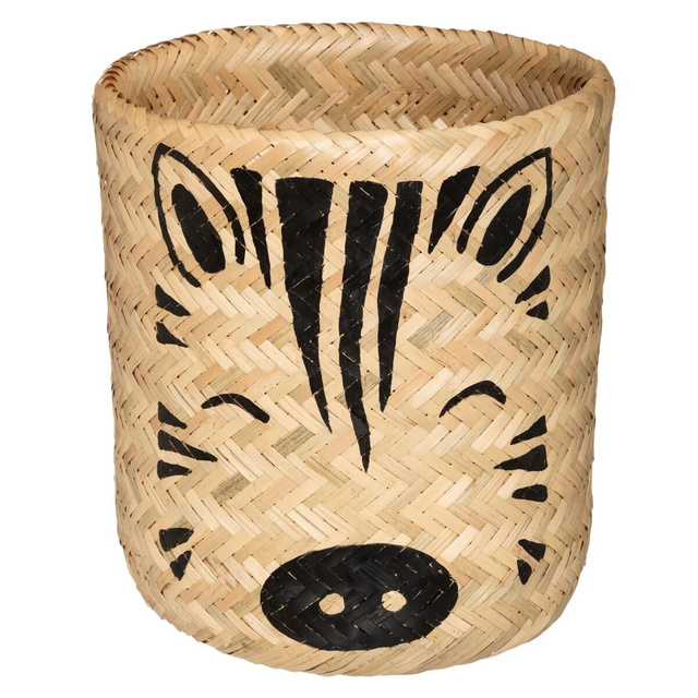 ANIMALS coșuri din bambus, 3 dimensiuni, cu imprimeu animal