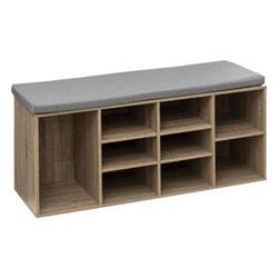 Dulap pentru pantofi cu scaun, 105 x 34 x 49 cm