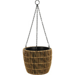 Vaza suspendata, husa din ratan sintetic, Ø 26 x 22 cm