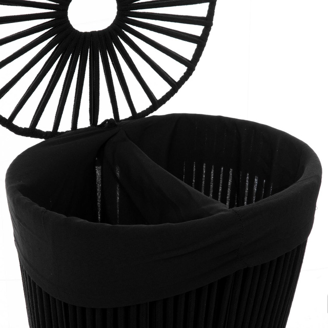 Cos de rufe negru Loft, 40 l