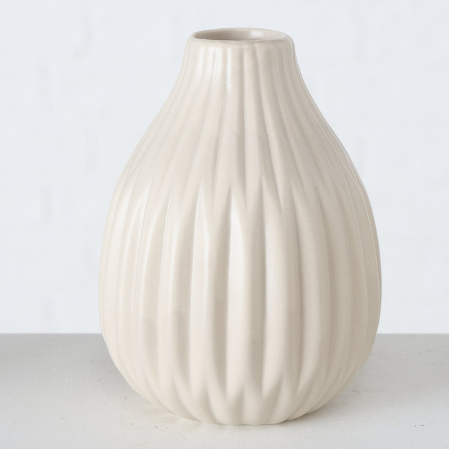 Vaza cu dungi, ESKO, bej