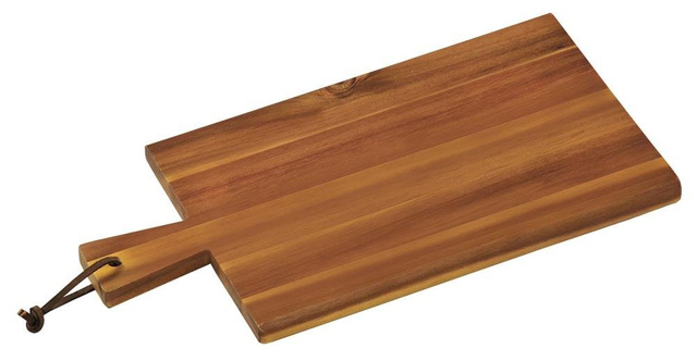 Tavă de servire pentru gustări, lemn de salcâm, 45 x 22 cm, Kesper