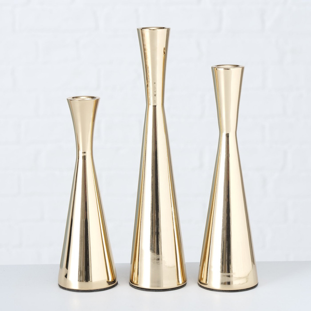 Set 3 suporturi pentru lumanare  Con