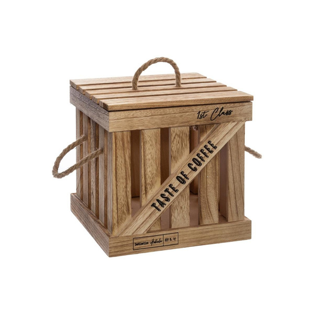 Cutii depozitare COLONIAL, 3 buc, lemn