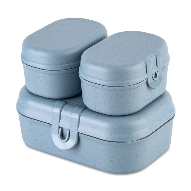 Cutie de prânz MINI PASCAL READY, set 3 recipiente, KOZIOL