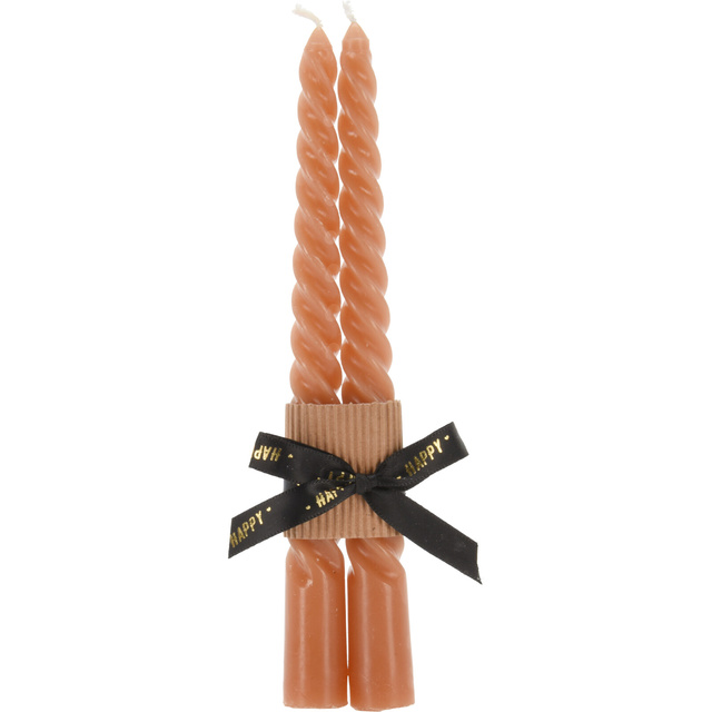 Set două lumânări conice, 20 cm