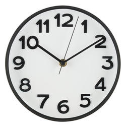 Ceas de perete cu numere mari, Ø 20 cm, ORA