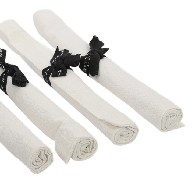 Set de suporturi pentru farfurii din bumbac, 4 bucati, 48 x 33 cm