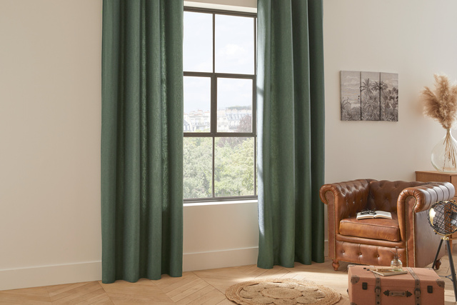 Draperie termoizolantă Tim lime 140 x 260 cm