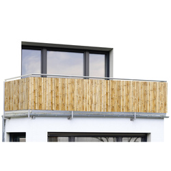 Husa de balcon cu model de bambus, 5 m x 85 cm