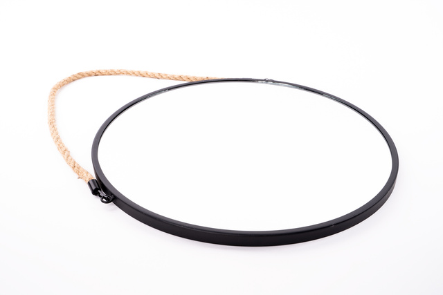 Oglindă rotundă de perete , Ø 37 cm