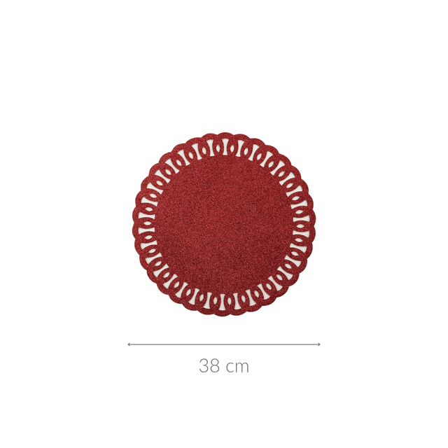 Suport pentru farfurii, sclipitor, Ø 38 cm