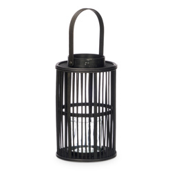 Felinar din bambus ELYSIAN, Ø 16,5 x 39 cm