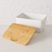 Cutie de paine ASPEN cu capac din bambus, 31 x 22 x 16 cm