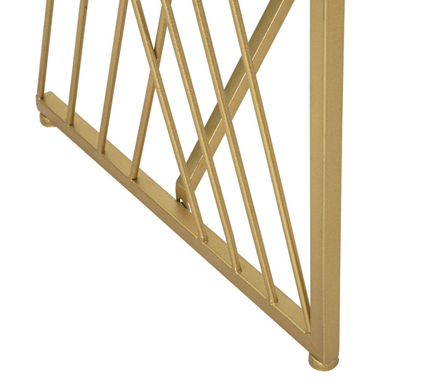 Consolă aurie EASY, 120 x 40 x 80 cm