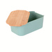 Cutie de paine cu capac din bambus, 33 x 18,5 x 12 cm