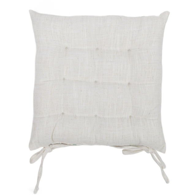 Perna de scaun cu model de plante, 40 x 40 cm