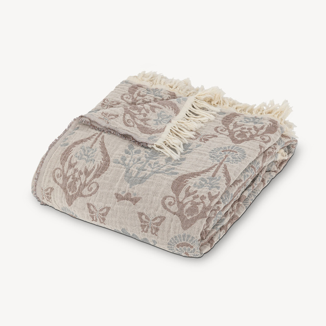 Cuvertură mare de muselină INUIT, 240 x 260 cm