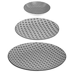 Serviciu masa pentru 6 persoane BOHEMIA, portelan, model floral