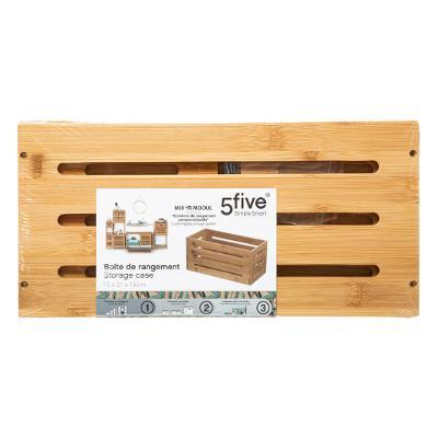Cutie pentru balcon din lemn, bambus, 15 x 31 cm