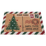 Covoare din fibră de nucă de cocos 59x39 cm, scrisoare către Moș Crăciun, model 2