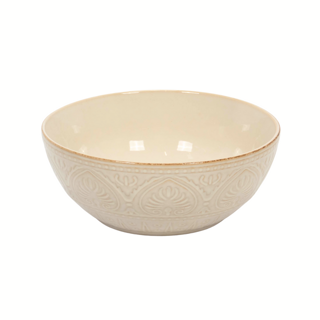 Vas din ceramică cu model canelat, 1900 ml