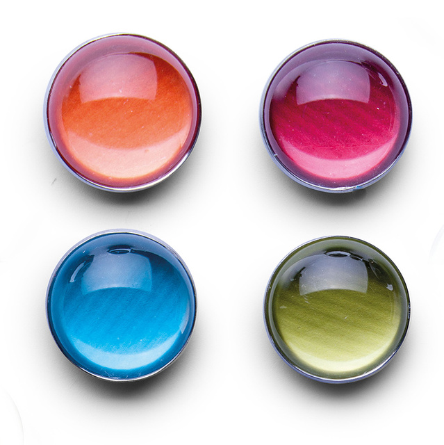 Set magneti, Color, 4 buc, Ø 2,5 cm