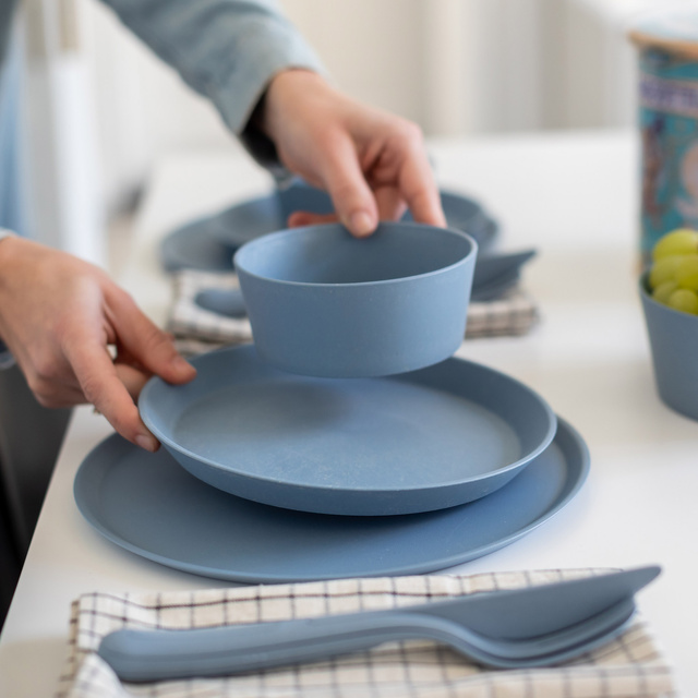 Set farfurii CONNECT, Ø 25,5 cm, 4 buc, KOZIOL