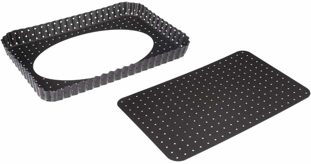 Forma dreptunghiulara de copt, 31 x 21 cm, metal