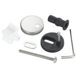 Set de montare pentru capac de toaletă Easy Close, balamale, oțel inoxidabil, 14 elemente, WENKO