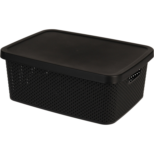 Recipient plastic cu capac inchis, 13 l