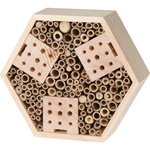 Casa pentru insecte HEXAGON, din lemn, 22,5 x 7,4 x 20 cm