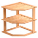 Raft de bucatarie din bambus, coltar, Kesper