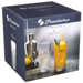 Set 4 pahare inalte, 450 ml