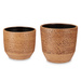 Ghivece de flori din ceramica DOTS&LINES, 2 buc: Ø 20 cm și Ø 25 cm