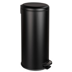 Coș de gunoi LEMAN cu funcție Easy-Close, Negru mat, 30 L, WENKO