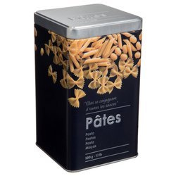 Recipient pentru paste, 500 g, metal, negru