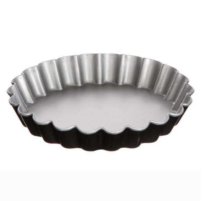 Forme metalice pentru mini tarte 12 cm, 4 buc.