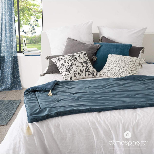 Cuvertura de pat din velur, 80 x 180 cm