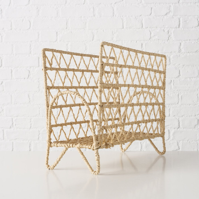 Suport reviste din metal și hârtie CORDA, înălțime 29 cm