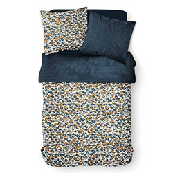 Lenjerie de pat din bumbac  Watercolors, reversibila, 220 x 240 cm