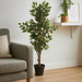 Copac artificial Ficus în ghiveci negru, 115 cm, model 1