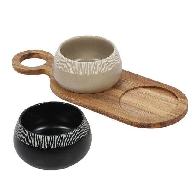 Boluri pentru gustări RORI, 2 bucăți + tavă