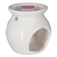 Semineu decorativ, alb + ceara parfumata, 30 g