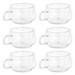 Set cani termice pentru cafea sau ceai, pereti dubli, 6 cesti, 280 ml