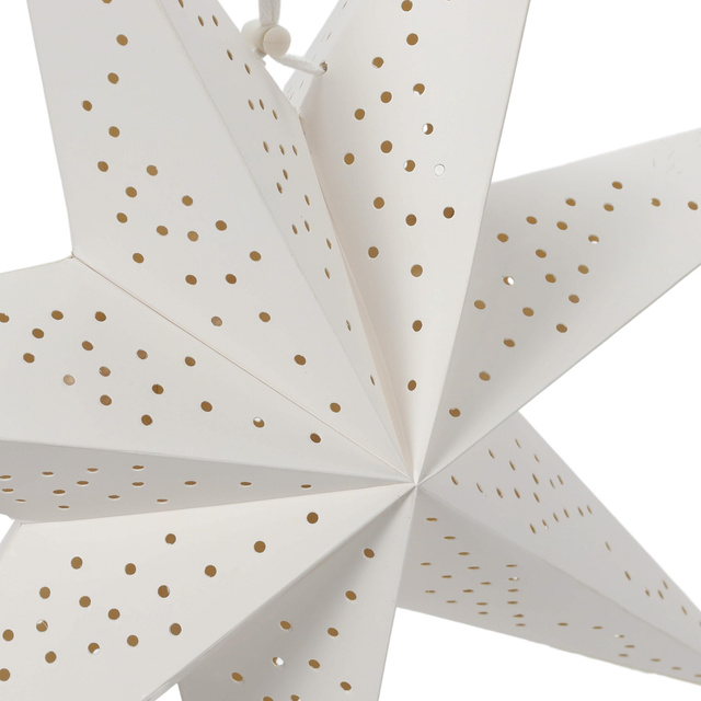 Decorațiune pentru fereastră, stea din hârtie, 45 cm