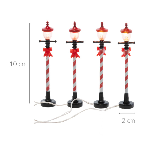 Lanterna de Craciun, lumanare LED, 10 cm