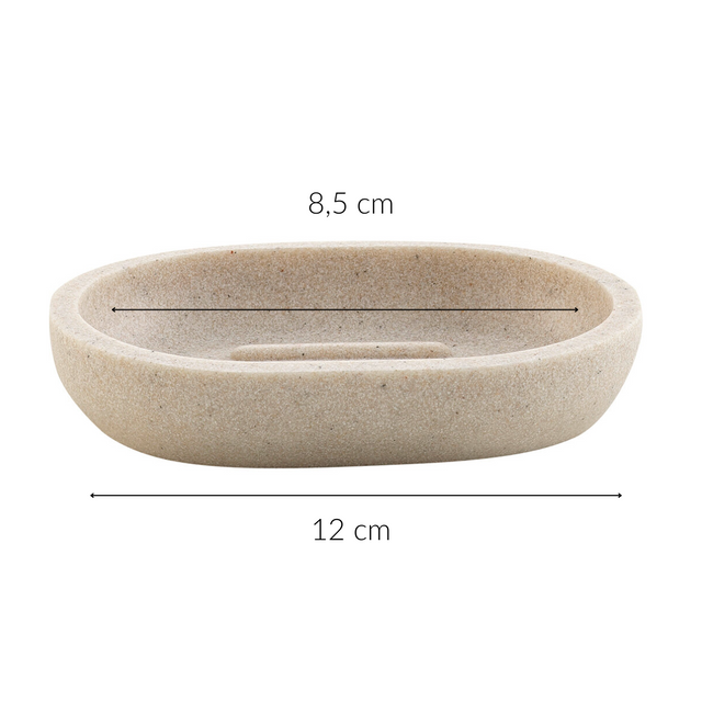 Suport pentru săpun cu model natural, NISIP