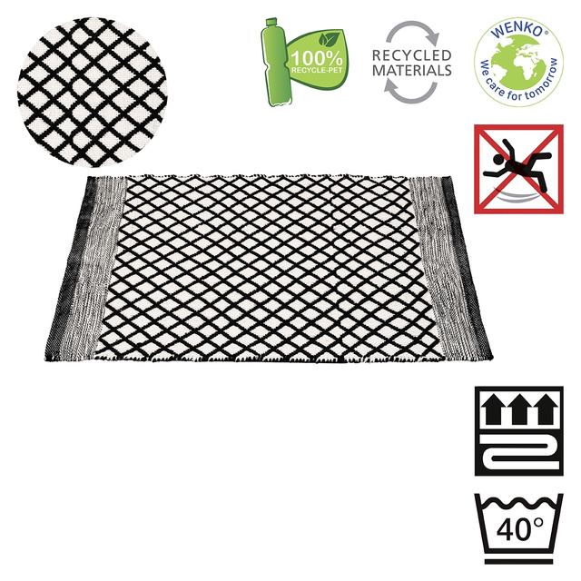 Covor de baie TARA, poliester reciclat, WENKO